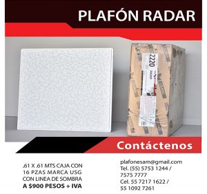 promocion plafon radar